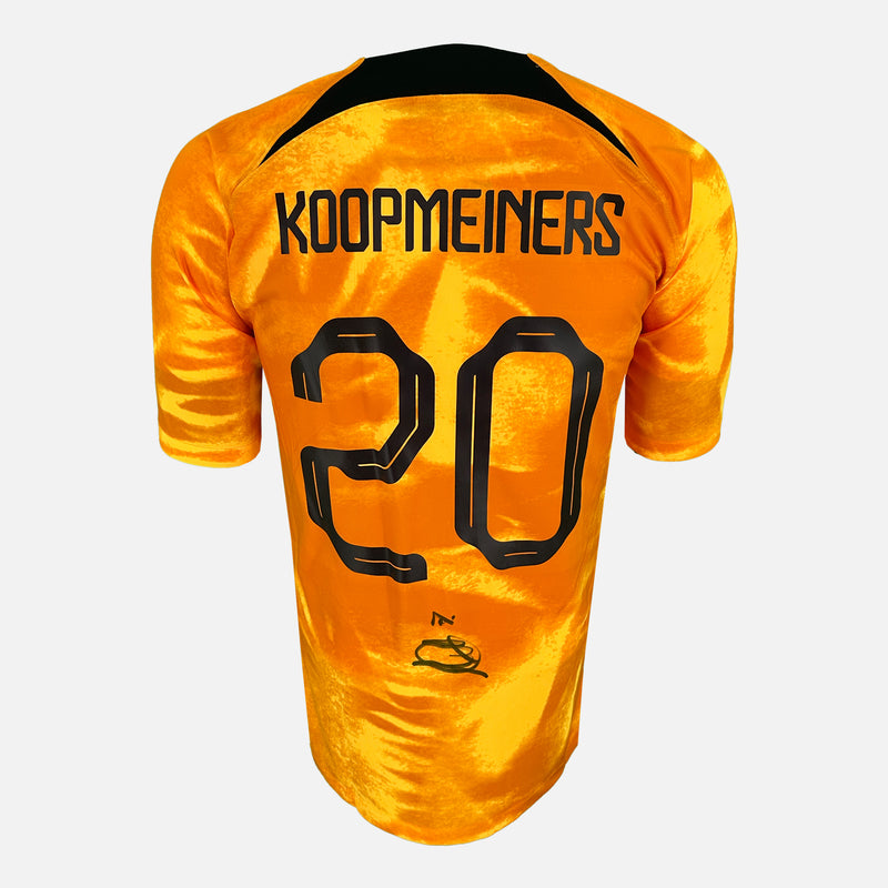 Framed Teun Koopmeiners Signed Netherlands Shirt 2022 World Cup [Mini]