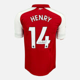 Framed Thierry Henry Signed Arsenal Shirt Home [Mini]