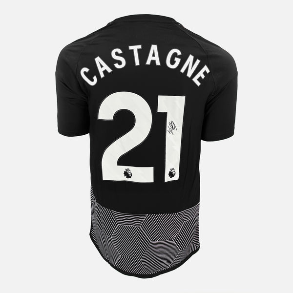 Timothy Castagne Signed Fulham Shirt 2023-24 Third away [21]
