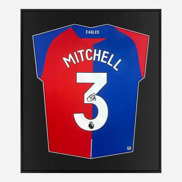 Framed Tyrick Mitchell Signed Crystal Palace Shirt 2023-24 Home [Mini]