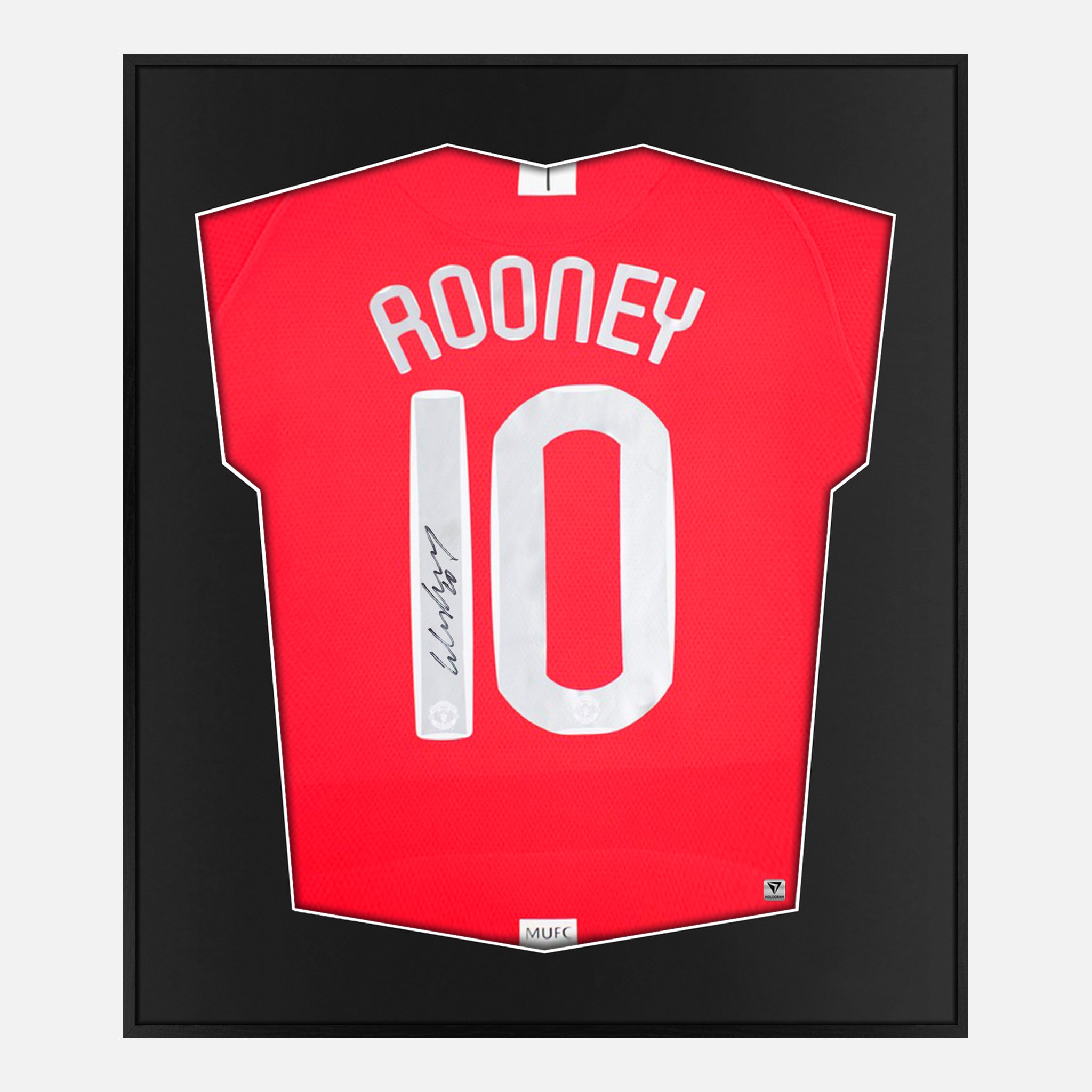 Framed Wayne Rooney Signed Manchester United Shirt 2008 Final [Mini] – The  Vault