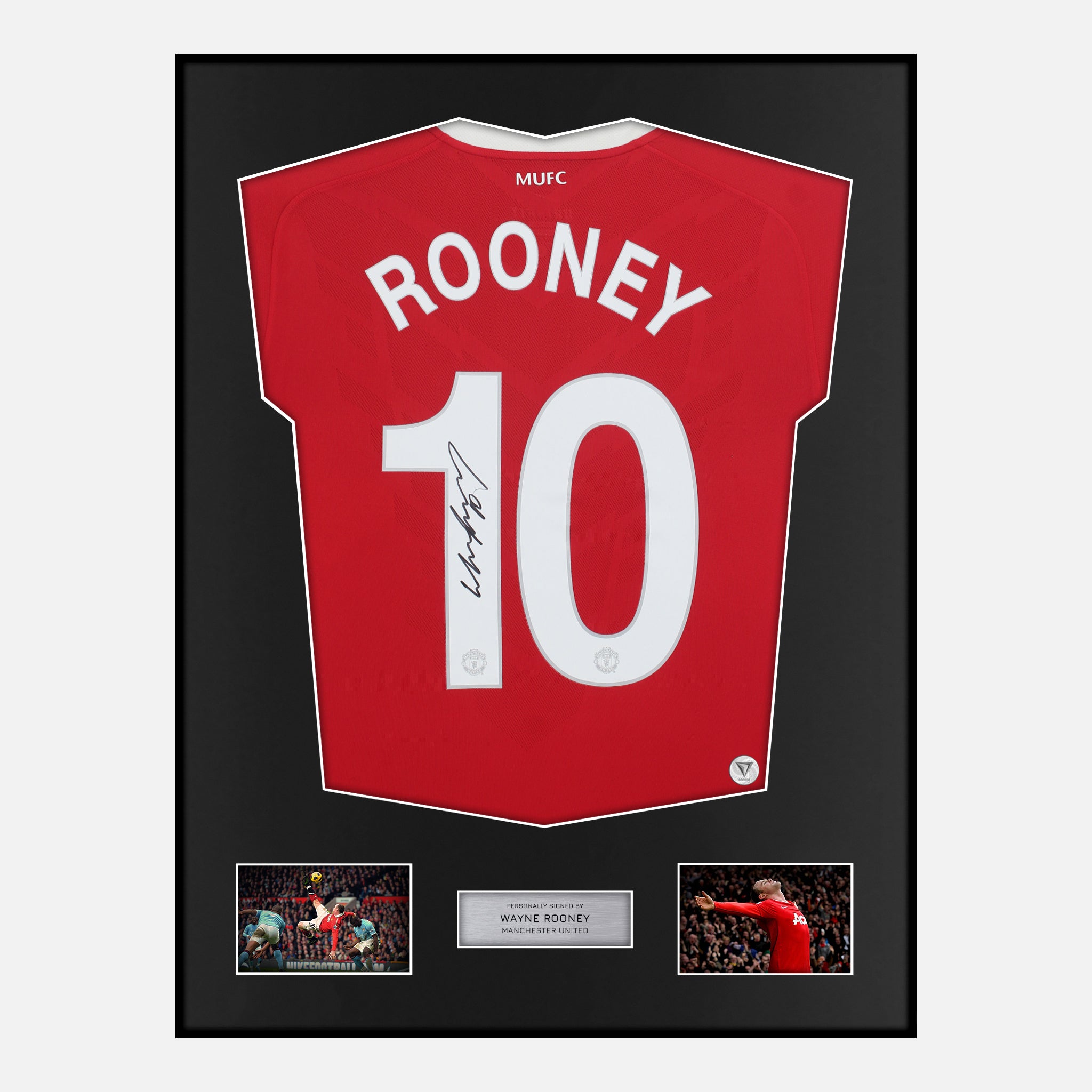 Framed Wayne Rooney Signed Manchester United Shirt | Classic