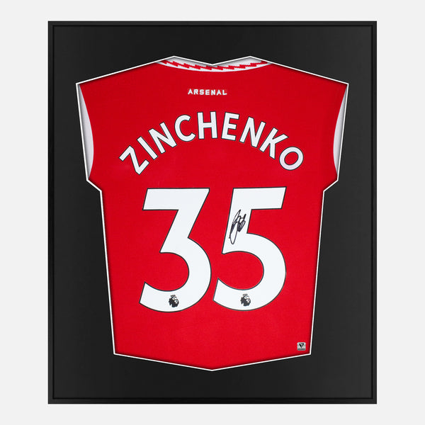Framed Zinchenko Signed Arsenal Shirt