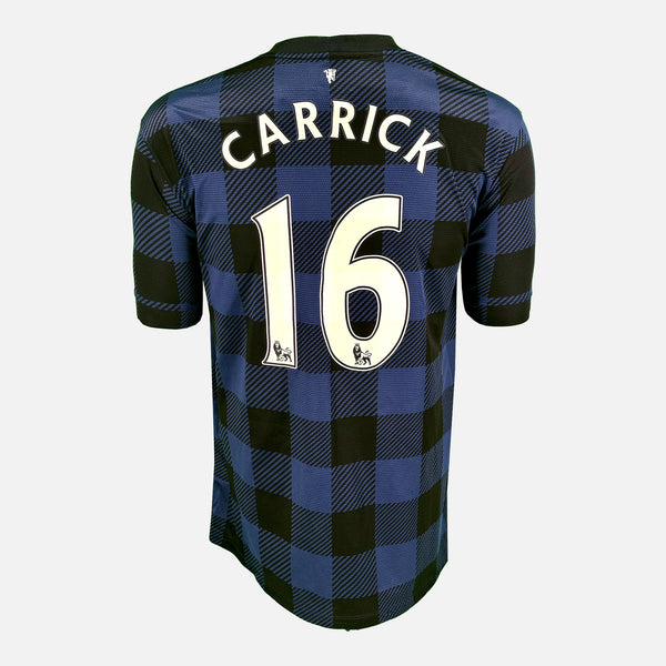2013-14 Manchester United Away Shirt Carrick 16 [Perfect] XL