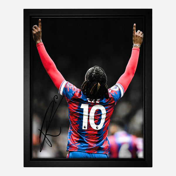 Framed Eberechi Eze Signed Crystal Palace Photo [10x8"]