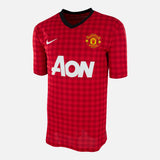 2012-13 Manchester United Home Shirt Nike 20th Premier League Title Football Jersey