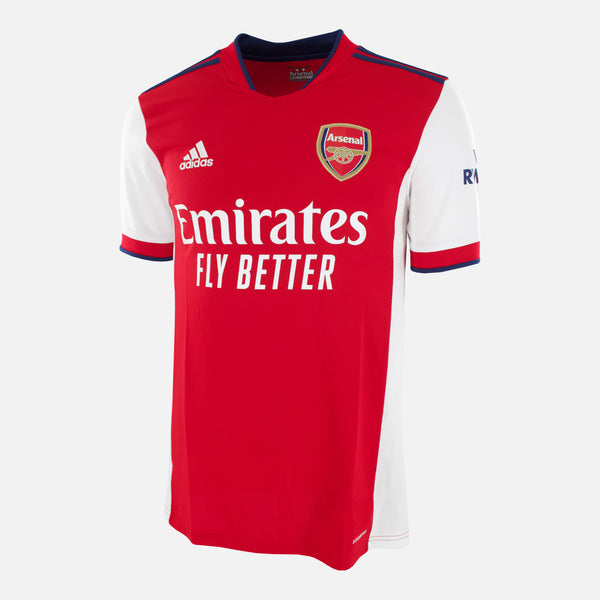 Arsenal 2021-22 Home Shirt Kit Football Red Jersey