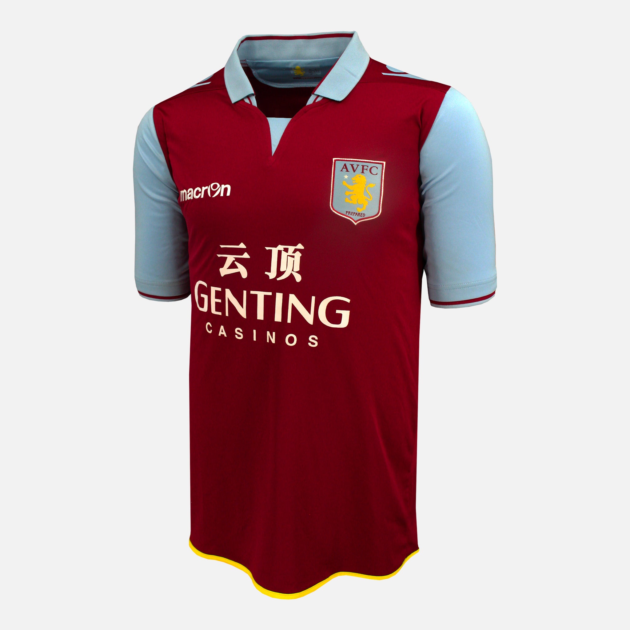 Maillot Extérieur Aston Villa 2012/13 Manches Longues - Taille XL, Numéro 29 - Macron