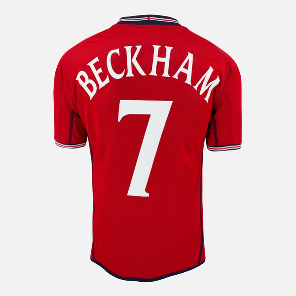 Beckham Away red World Cup Shirt