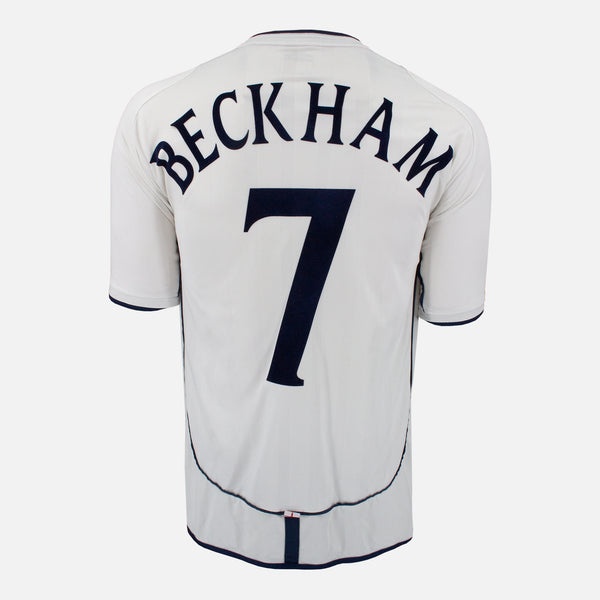 Beckham 2001 Greece Home Shirt