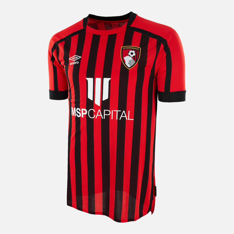 AFC Bournemouth 2021-22 Home Football Shirt Red Black Umbro Jersey