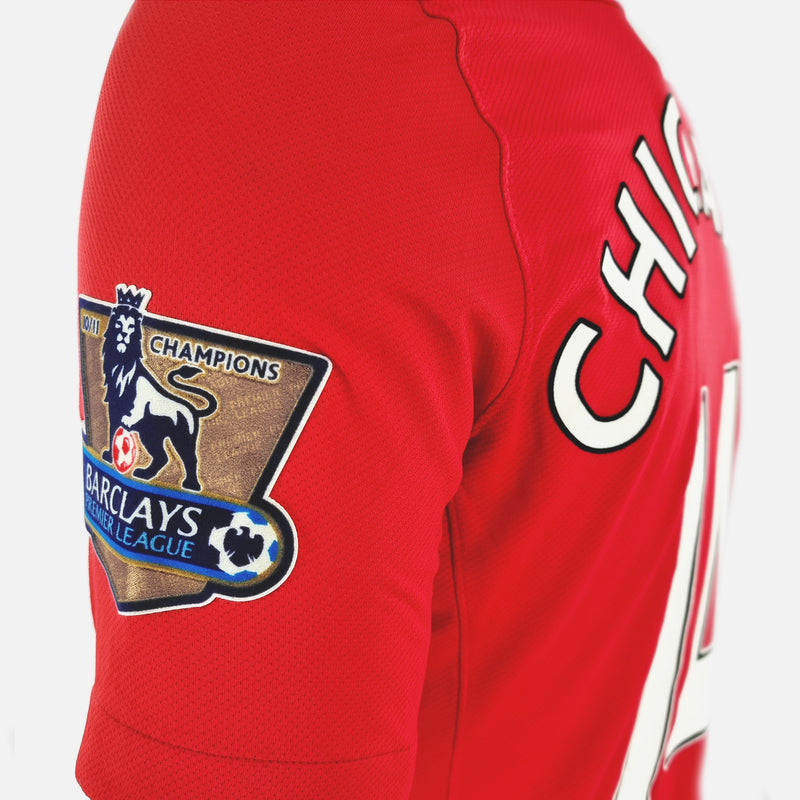 Chicharito Match Worn Manchester United Shirt 2011-12 Home [14]