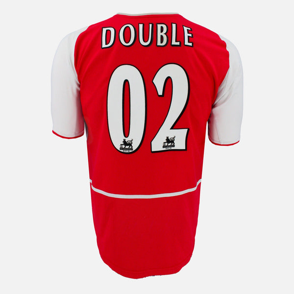 2002-04 Arsenal Home Shirt Double 02 [Excellent] M