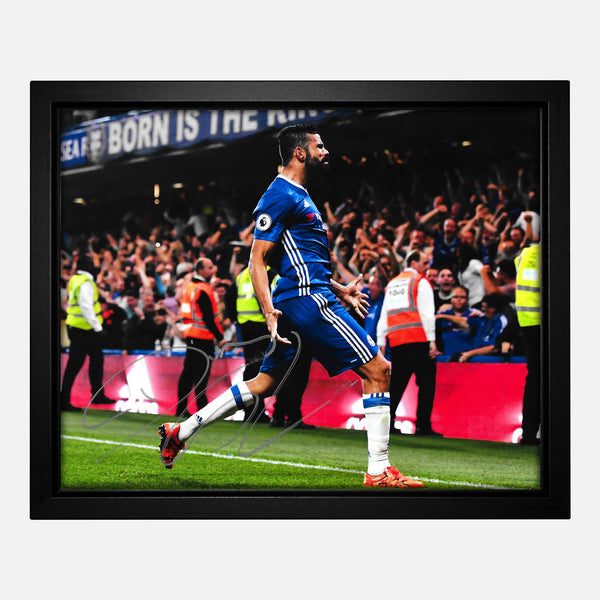 Framed Diego Costa Chelsea Photo