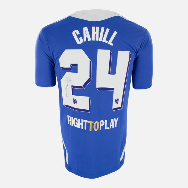 Gary Cahill Signed Chelsea Shirt 2011-12 Champions League Final Munich