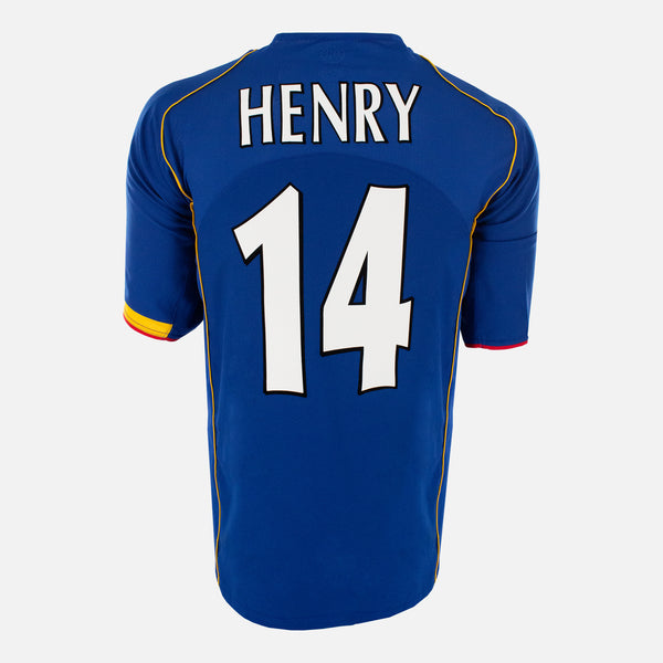 Thierry Henry Away Shirt Blue