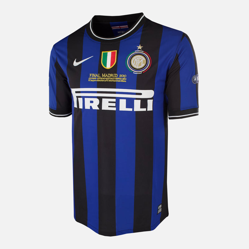 Javier Zanetti Signed Inter Milan Shirt 2010 CL Final Home [4]