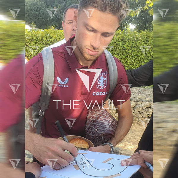 Matty Cash Signed Aston Villa Shirt 2021-22 Home [2]