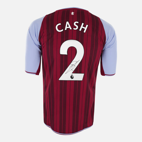 Matty Cash Signed Aston Villa Home Shirt 2021-22 Kit Kappa