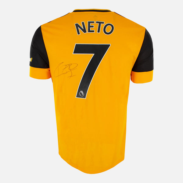 Neto Signed Wolverhampton Wanderers Shirt Home