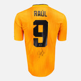 Framed Raul Jimenez Signed Wolves Shirt 2019-20 Home [Mini]