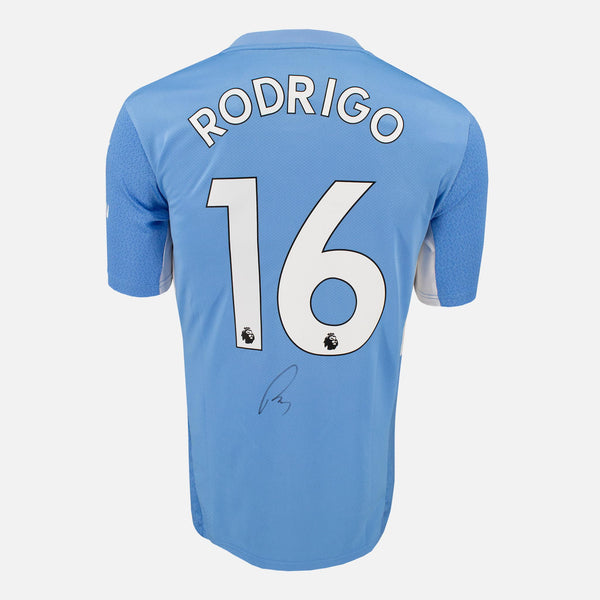 Rodri Signed Manchester City Shirt