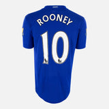 Wayne Rooney Match Worn Manchester United Blue Shirt