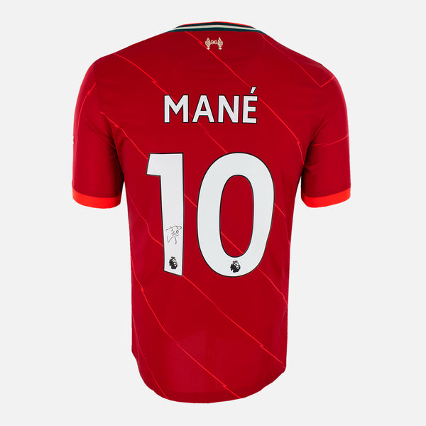 Sadio Mane Signed Liverpool Shirt 2021-22