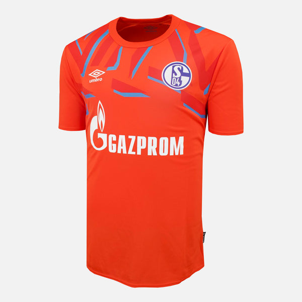 Schalke Goalkeeper Orange Shirt Kit
