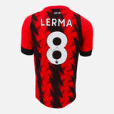 Framed Jefferson Lerma Signed Bournemouth Shirt Home 2022-23 [Modern]