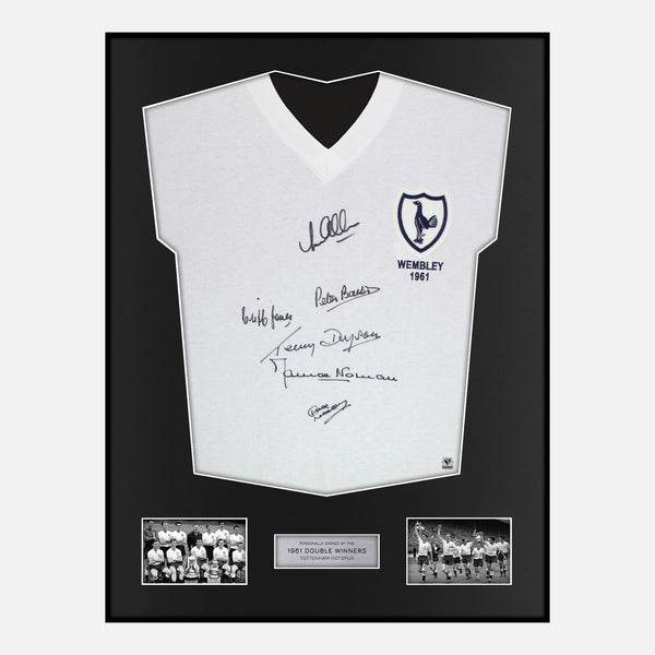 Tottenham Hotspur Signed Framed Shirt 1961