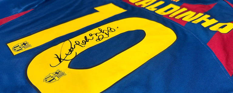 Signed Barcelona Memorabilia Shirt