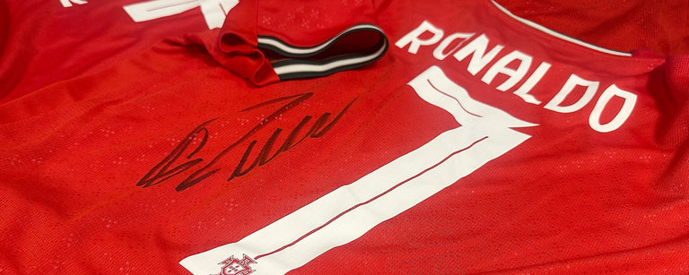 Cristiano Ronaldo Signed Memorabilia