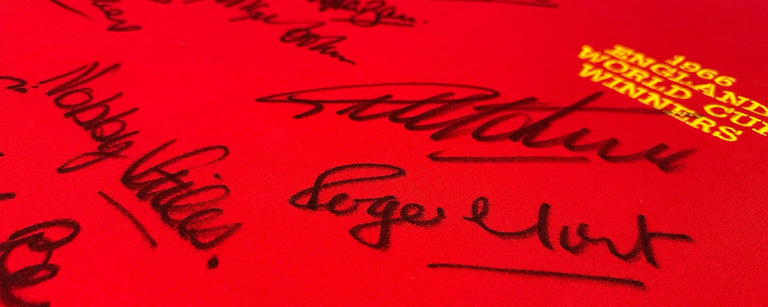 England Signed Memorabilia