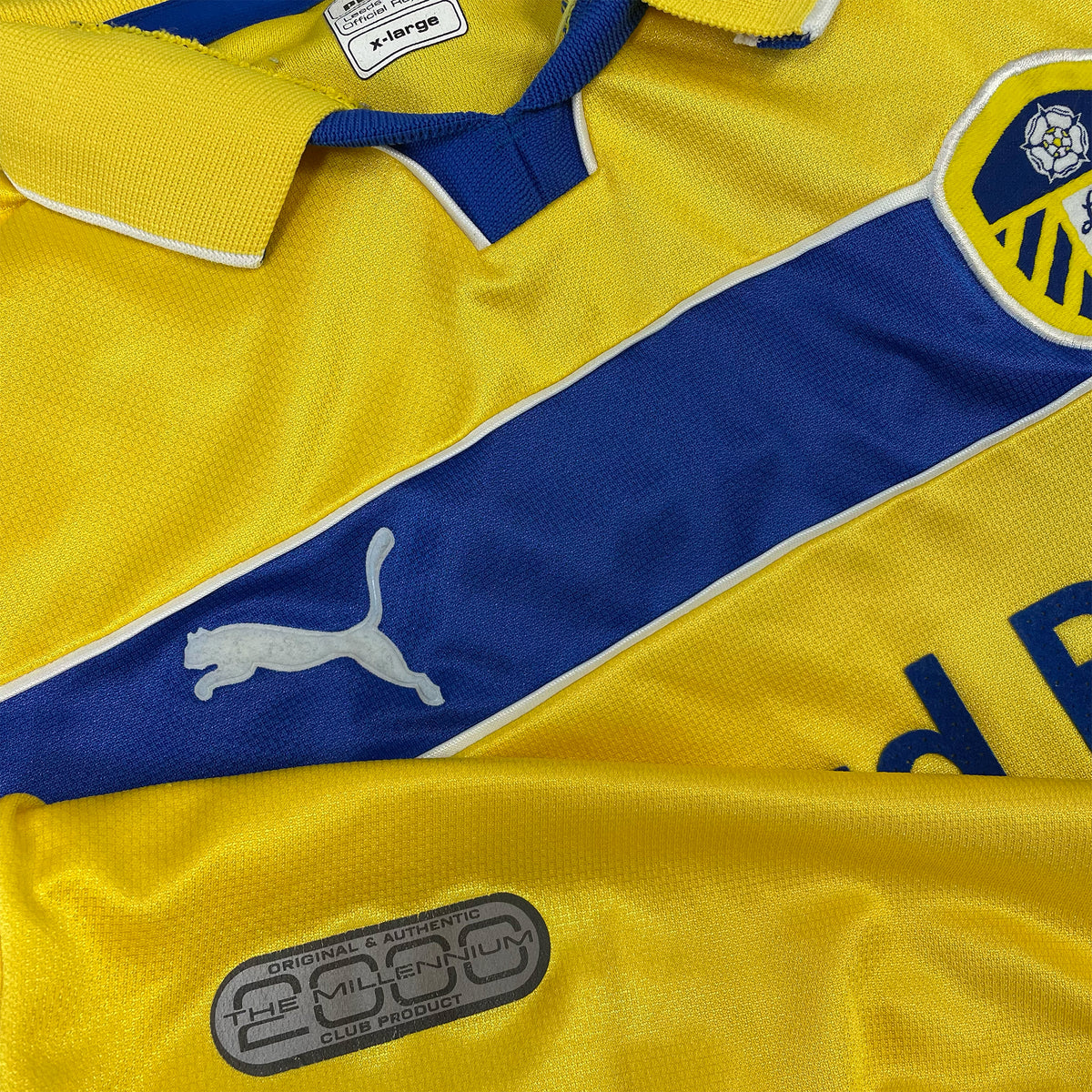1999-00 Leeds United Third away Shirt [Perfect] XL — Looking after your Leeds United Third jersey | The Vault