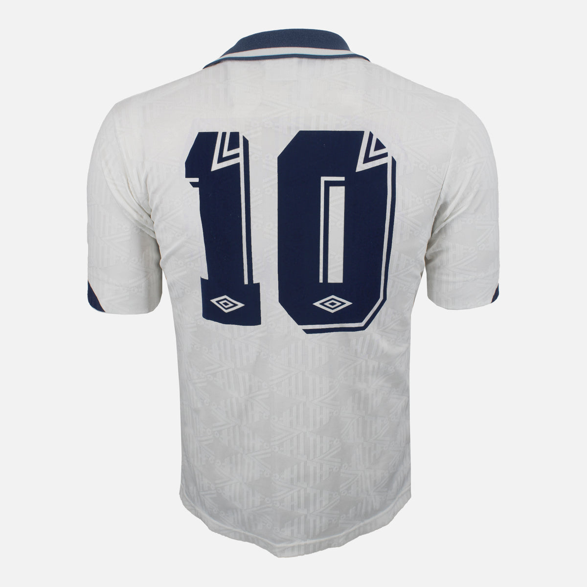 1991-93 Tottenham Hotspur Home Shirt 10 Umbro [Excellent] M — Verified official Tottenham Hotspur shirt, condition graded | The Vault