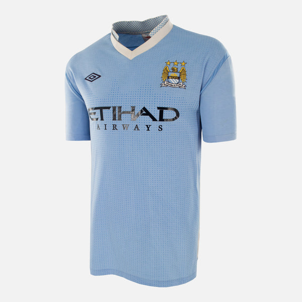 2011-12 Manchester City Home Shirt Aguero 16 [Excellent] S