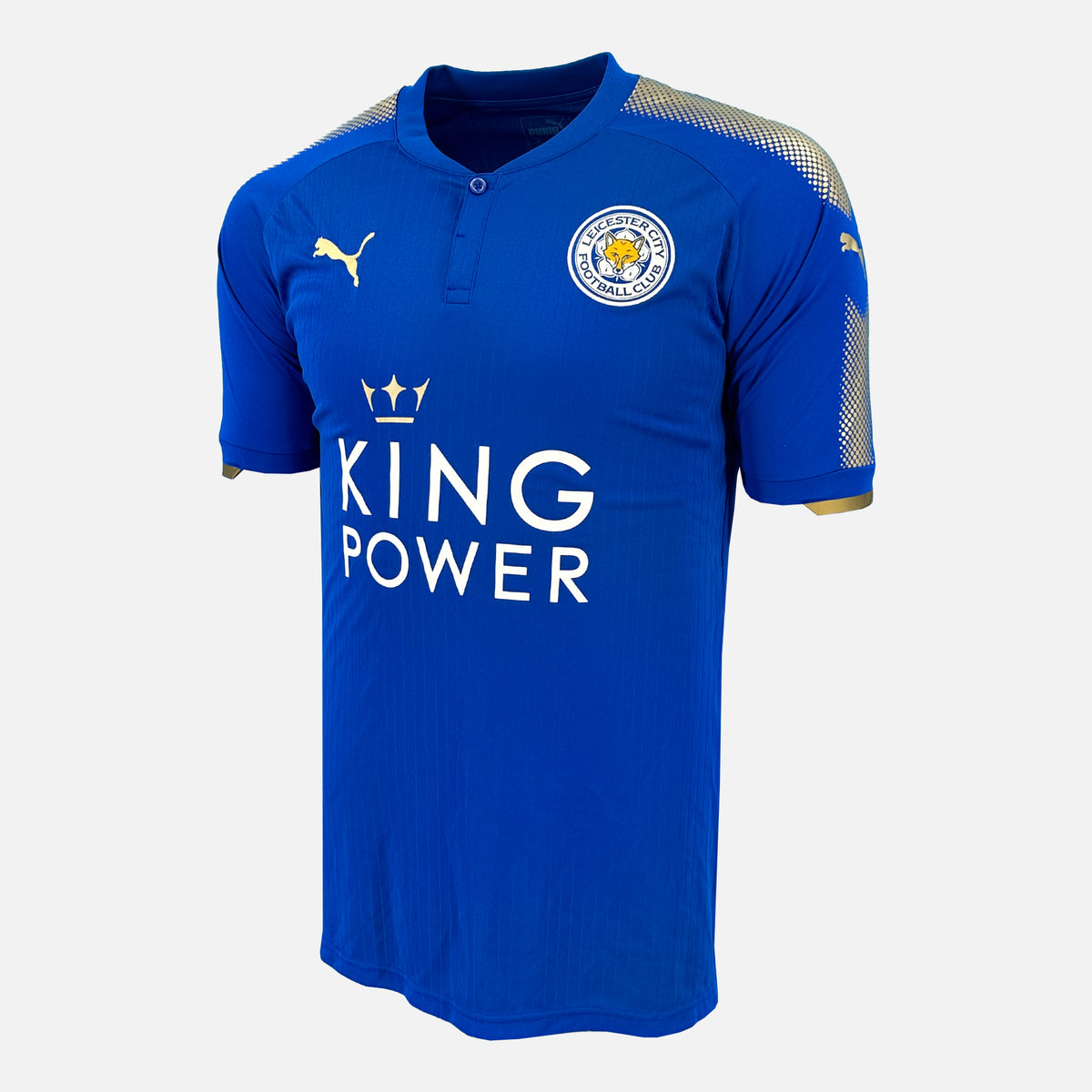 2017-18 Leicester City Home Shirt [Perfect] — Verified official Leicester City shirt, condition graded | The Vault