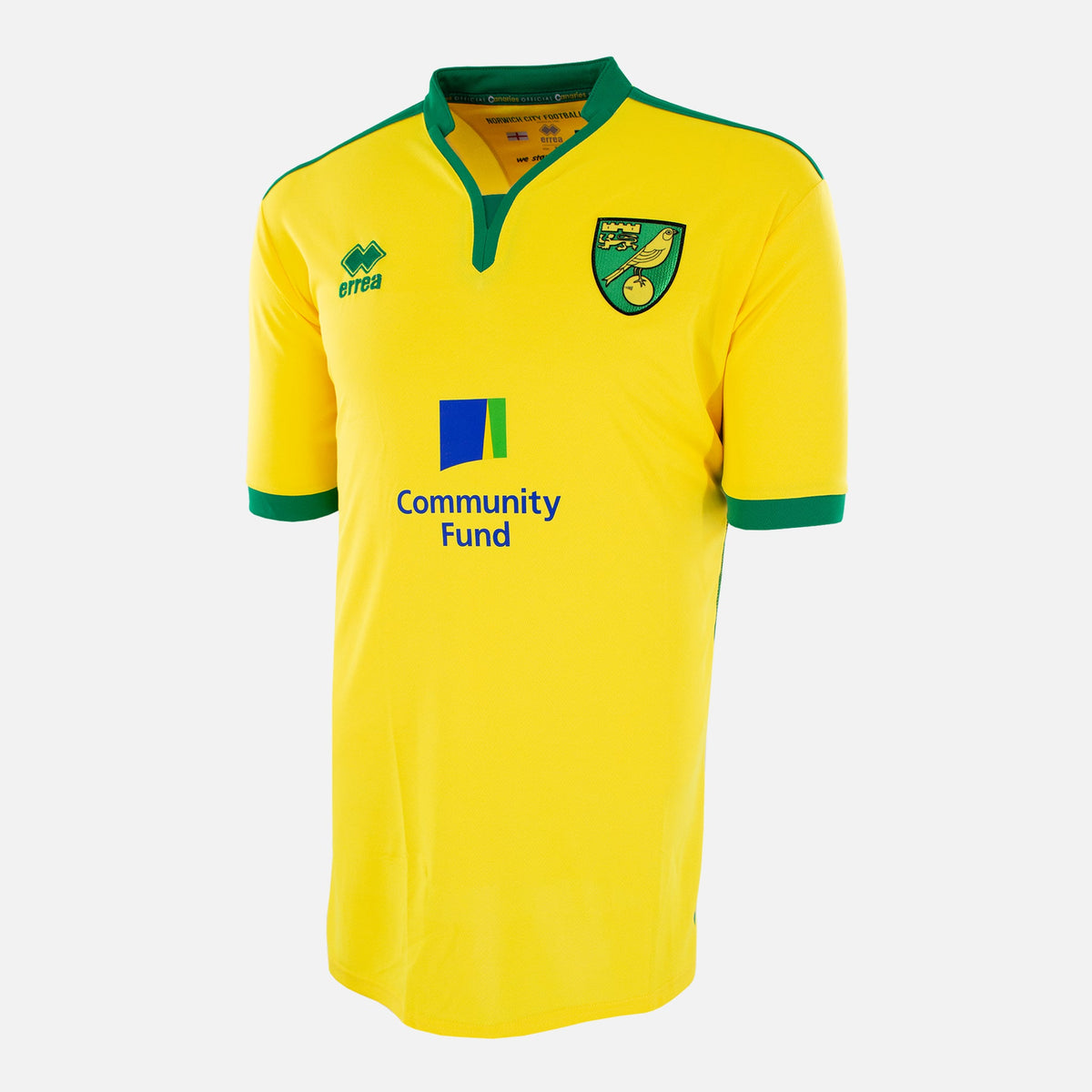 2016-17 Norwich City Home Shirt [Excellent] L — Verified official Norwich City shirt, condition graded | The Vault