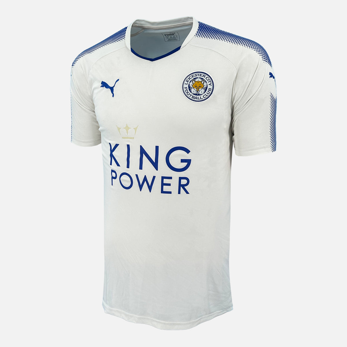 2017-18 Leicester City Away Shirt [Excellent] L — Verified official Leicester City shirt, condition graded | The Vault