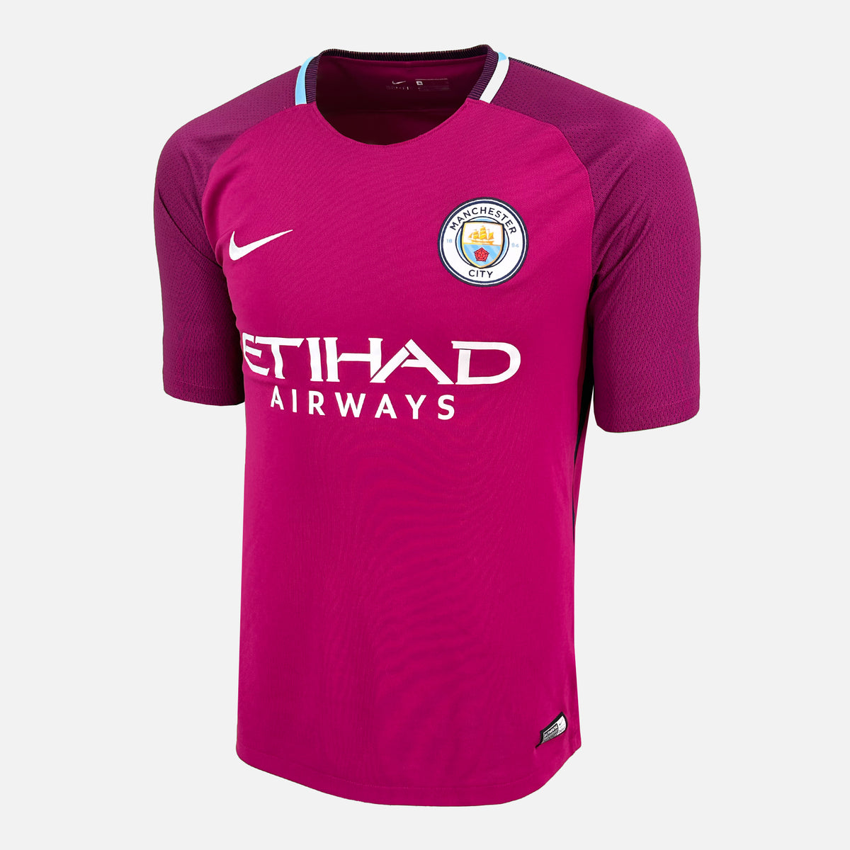 2017-18 Manchester City Away Shirt Centurions [Excellent] M — Verified official Manchester City shirt, condition graded | The Vault