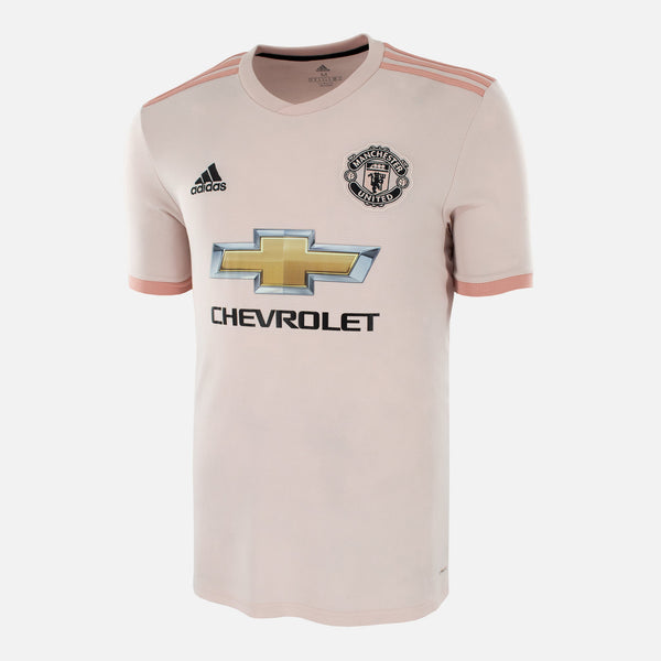 2018-19 Manchester United Away shirt pink classic football kit