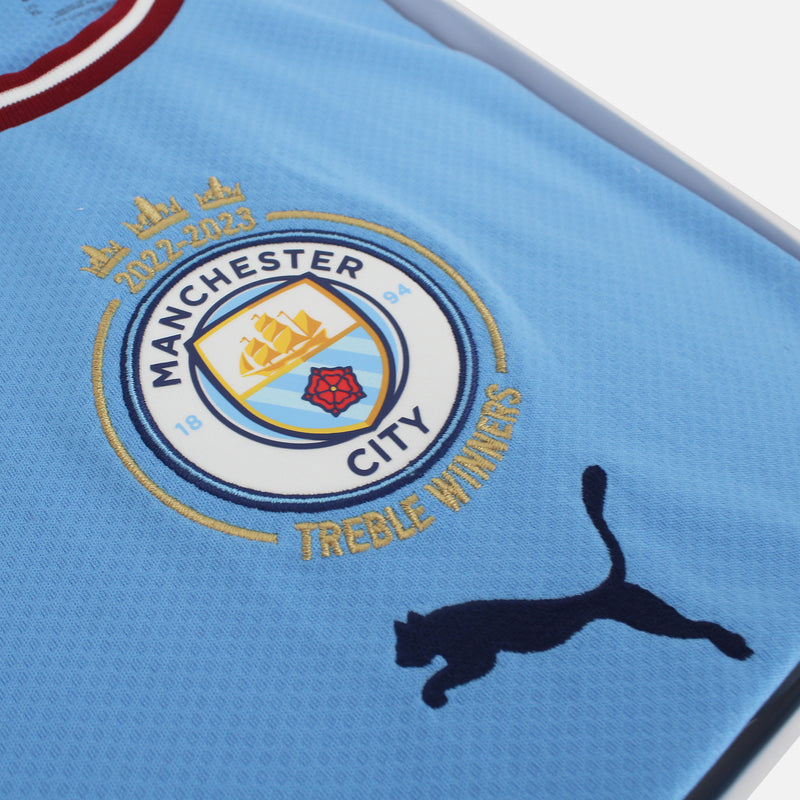 Manchester City 2022-23 Home Shirt | Treble Winner
