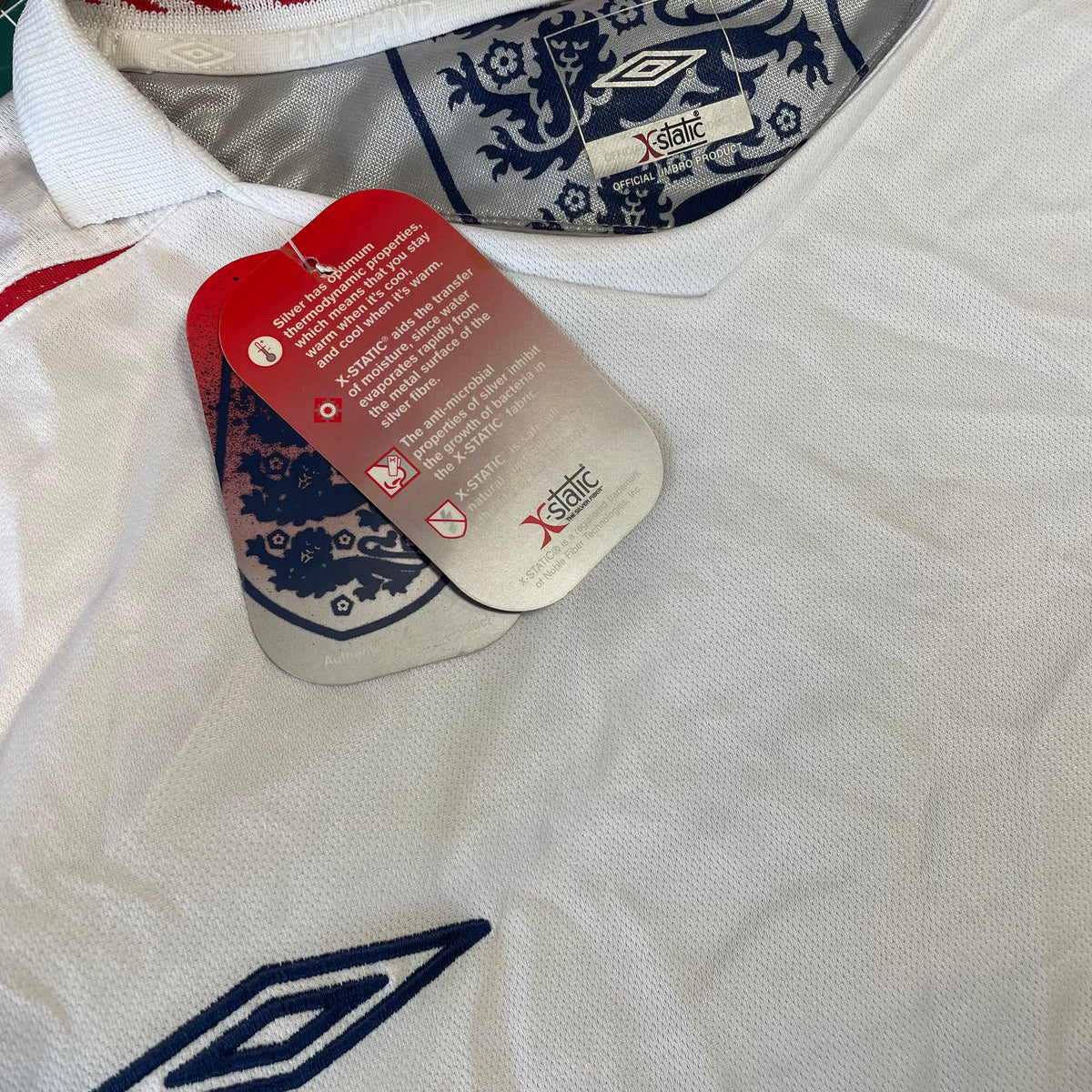 2005-07 England Home Shirt long sleeve [New] 3XL — Looking after your new England Home shirt | The Vault