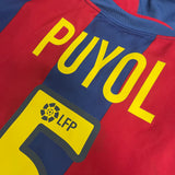 2002-03 Barcelona Home Shirt Puyol 5 [Excellent] L