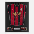 Framed Squad Signed Bournemouth Shirt 2025-26 Home [Classic]