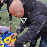 Framed Andrés Iniesta Signed Barcelona Shirt 2008-09 Treble [Classic]