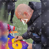 Framed Andrés Iniesta Signed Barcelona Shirt Infinity 8 [Classic]