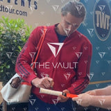 Alexander Zverev Signed Tennis Racket Head Orange