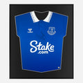 Framed Doucoure Signed Everton Shirt, Home [Lite]